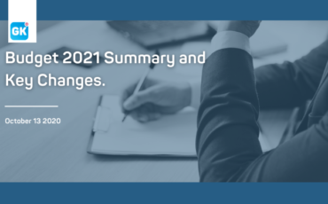 Budget 2021 Summary. Gallagher Keane Chartered Accountants Dublin