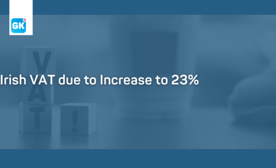 Irish VAT to Increase to 23%. Information Blog. Gallagher Keane Chartered Accountants Dublin