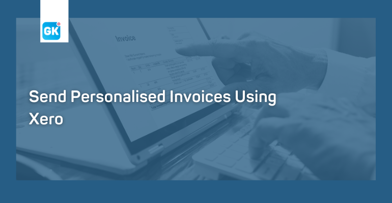 Xero cloud accouting. Xero Personalised Invoices. Gallagher Keane Chartered Accountants.