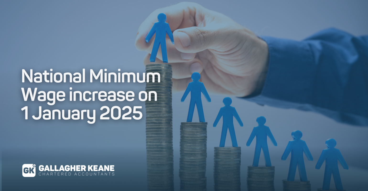 National Minimum Wage increase on 1 January 2025